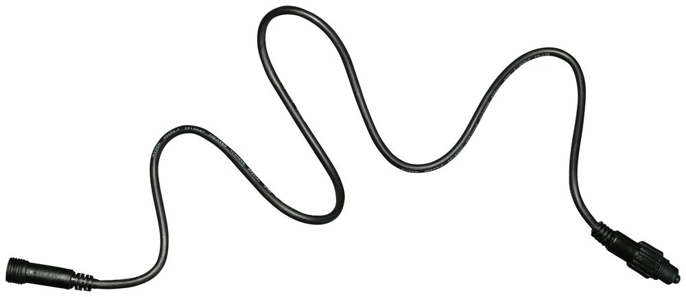 Câble de rallonge MK QuickFix Extension 1, 230V, 1m, noir, IP67