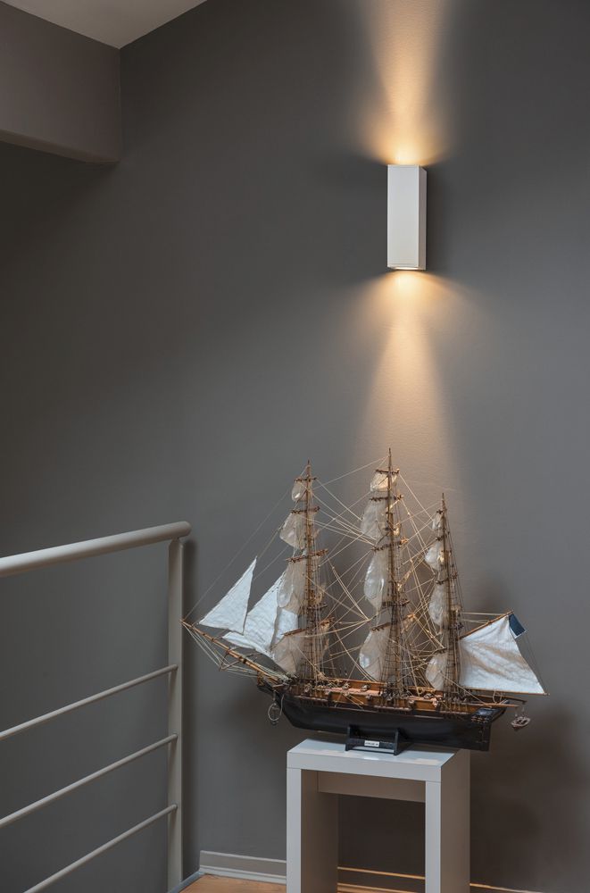 Applique THEO UP/DOWN QPAR51 2×50W blanc