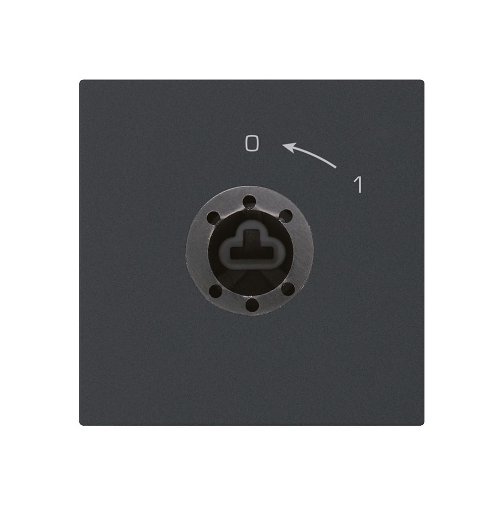 Contact pivotant 0<-1/1L noir kallysto pour serrure sans cylindre