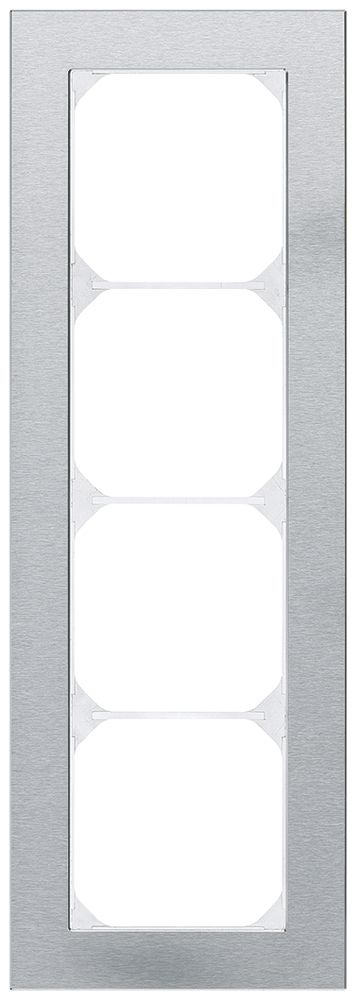 Abdeckrahmen KAL.art 4×1 274×94mm Edelstahl gebürstet