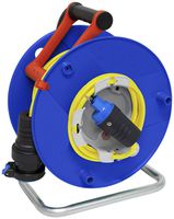 Enrouleur de câble Grant G 320 Ø320mm 33m 3×2.5mm² 1×T13 mati. synthétique bleu