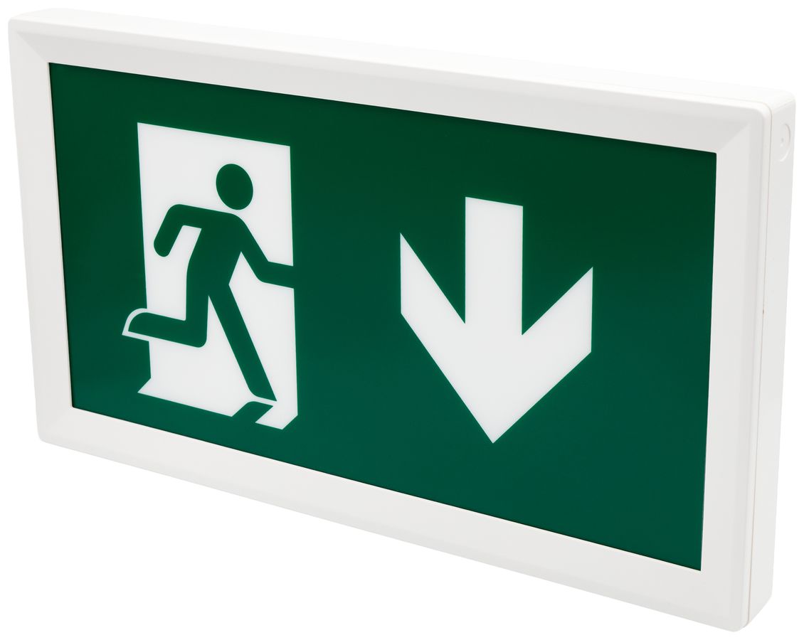 LED-Rettungszeichenleuchte Philips EM155C Wand/Decke 85lm 3h ST weiss