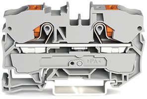 Durchgangsklemme WAGO TopJob-S 10mm² 2L grau Serie 2210