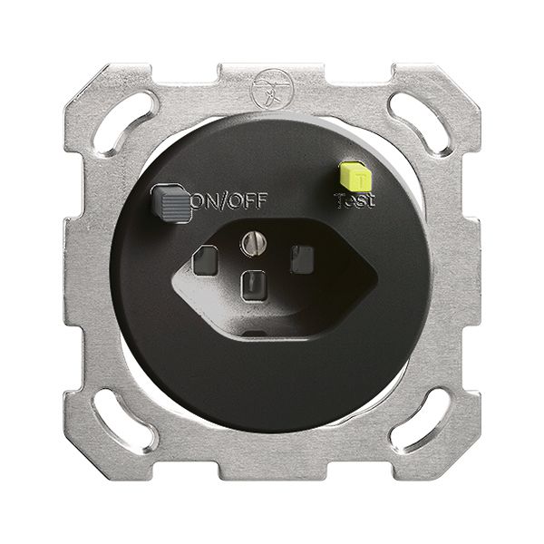 UP-Steckdose FH T23 FI 30mA PM, schwarz