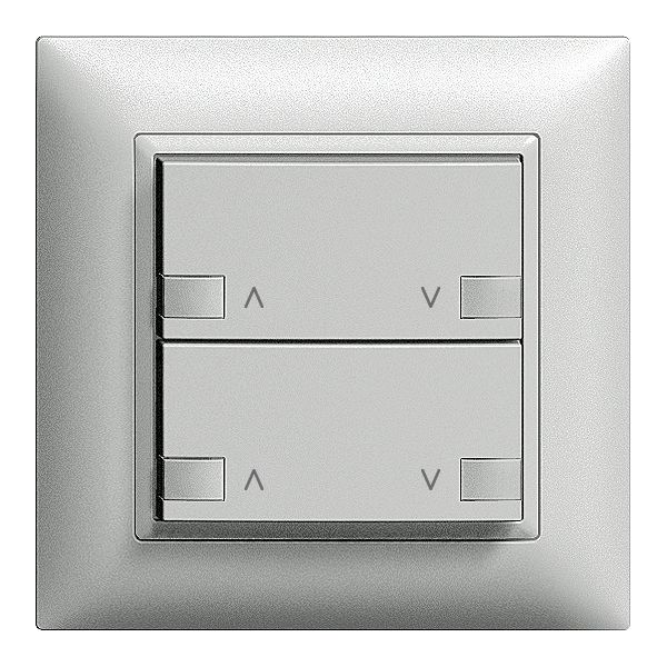 Kit frontal ENC moteur 2c/2touch ZEP 88×88mm silver