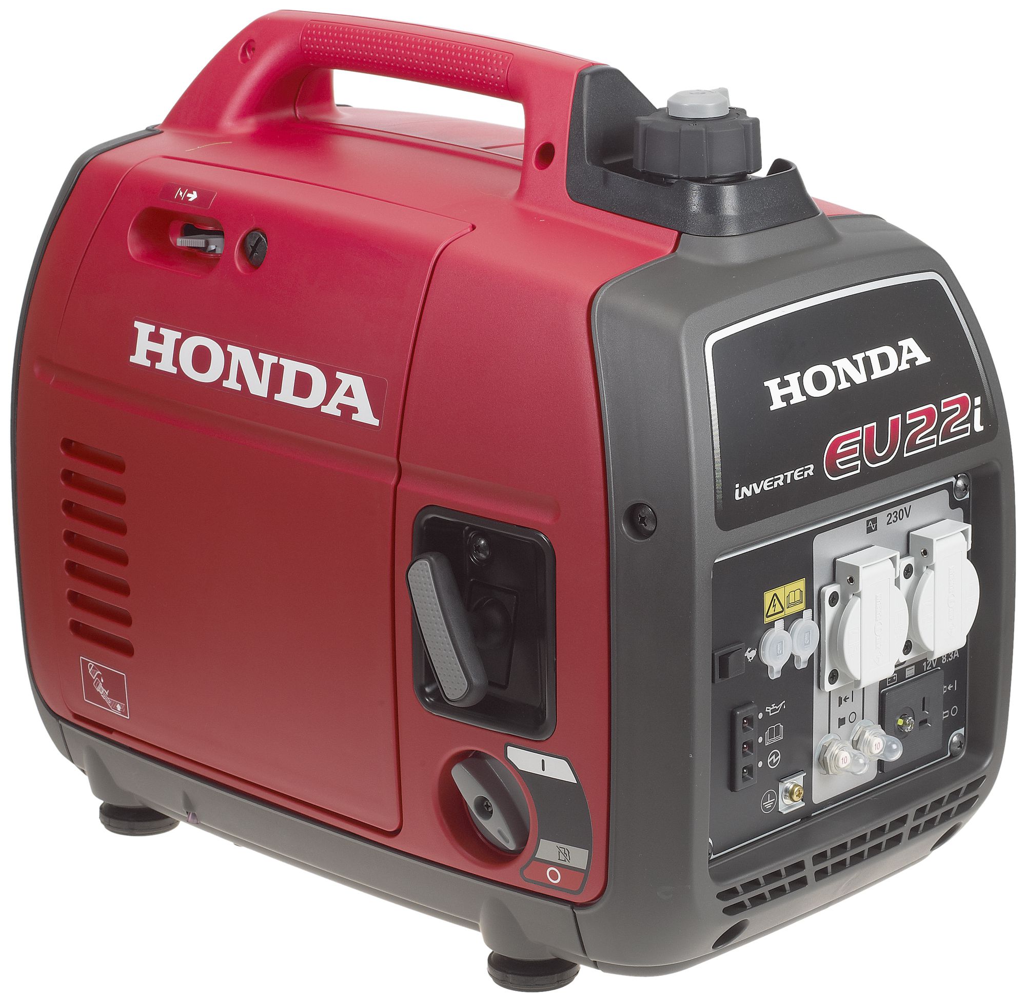 Stromgenerator Honda EU22i 1800W 3.6L 2×T13 1×Steckdose 12VDC 7.8A IP23