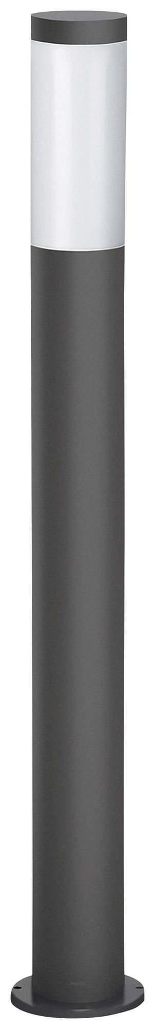 Borne lumineuse Philips Utrecht E27 1×20W plaque de base 810mm IP44 anthracite