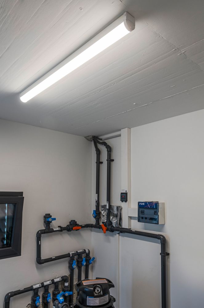 LED-Deckenleuchte SLV BENA 120, 28W 230V 3000K 3200lm IP20 weiss