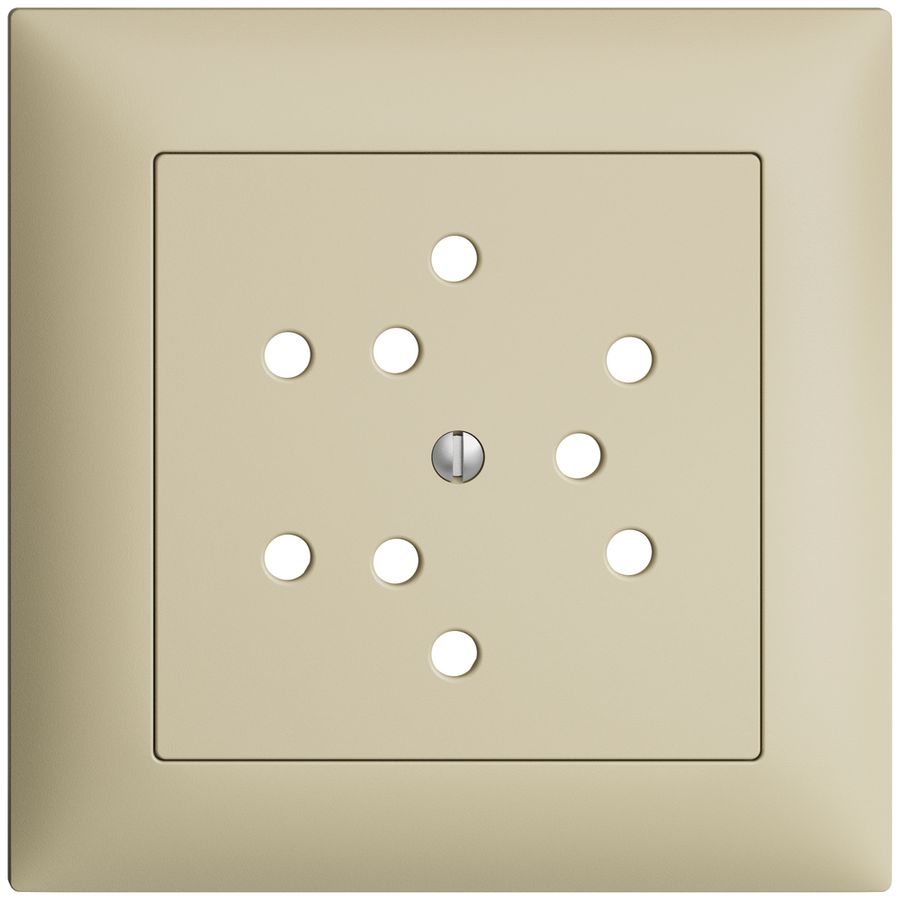 Frontset EDIZIOdue vanille 88×88mm 3×T12