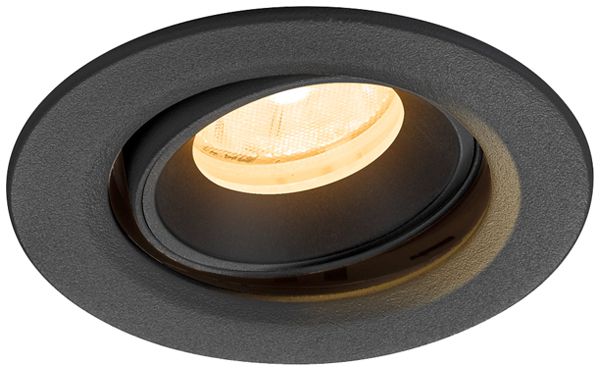 Downlight LED SLV NUMINOS MOVE XS 6.9W 1000lm 4000K NB DALI Ø80×53 nero