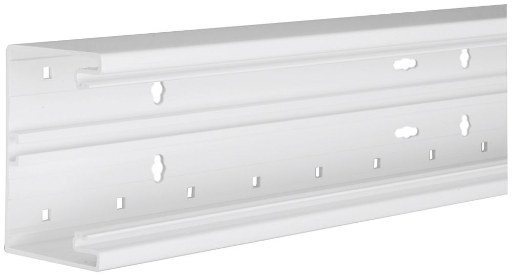 Canale perapetto tehalit BR 100×65×2000mm coperchio 80 mat.synt.bianco tr.