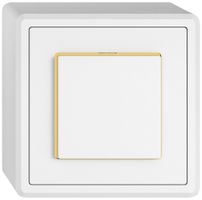 Pulsante AP EDIZIO.liv SNAPFIX® ARL/1P illuminazione laterale giallo bi