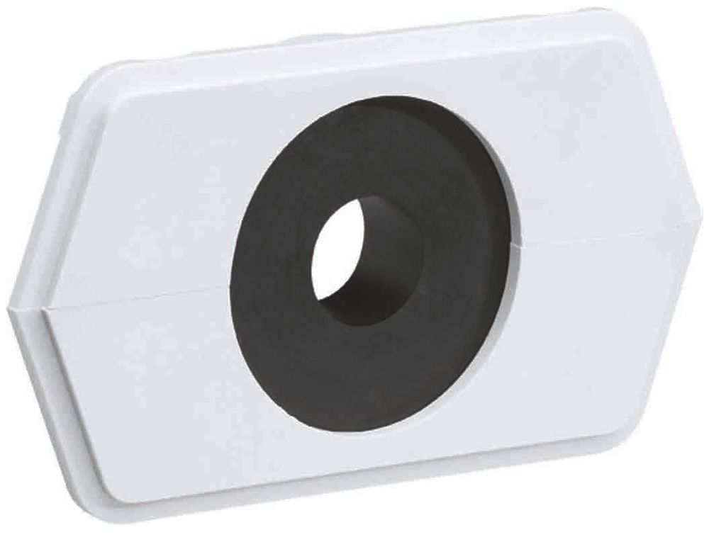 Plaque passe-câble Hager pour weber.hse 1×Ø51mm