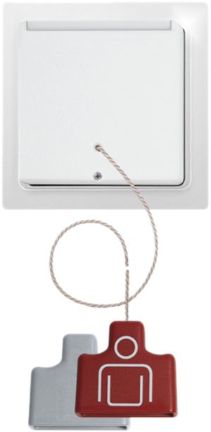 Interrupteur à tirage RF AP Eltako FZS65 blanc brillant