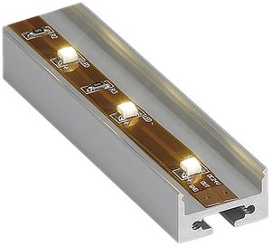 Profilé SLV GLENOS Profi 2020, 1m avec cache blanc, alu anodisé