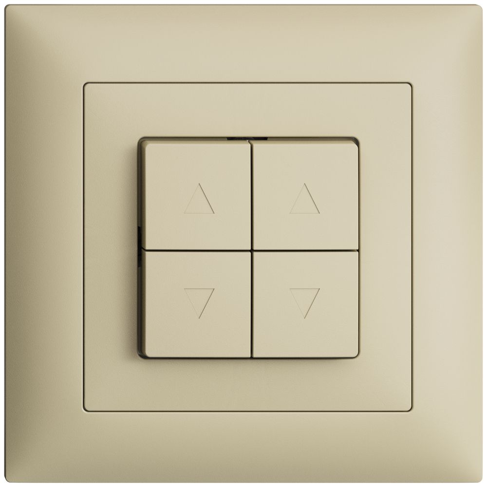 Kit frontale INC EDIZIOdue FMI vanille per pulsante & interr.tapparel.