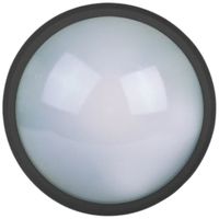 Lampada a muro LED Z-Licht Glasled 13W 700lm 3000K IK10 Ø210×80mm IP65 nero