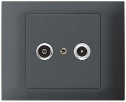 Prise antenne INC kallysto R-TV montage T, 19dB, 2GHz anthracite