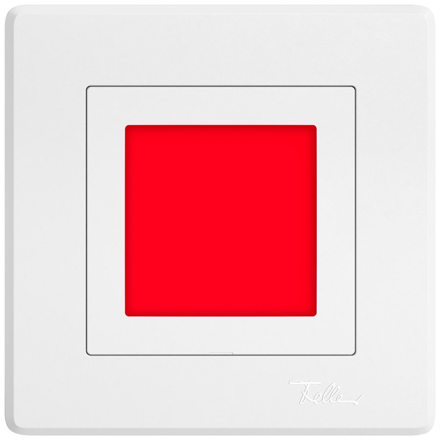 Lampada LED INC EDIZIO.liv SNAPFIX® LED rosso 230V bi