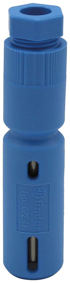 Sonde de niveau Finder acier fin pour série 72 bleu