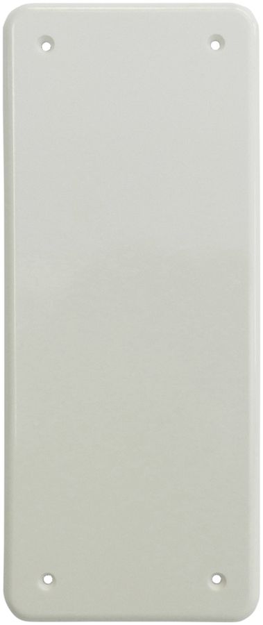 Plaque de recouvrement 3×1 4trous de fixation blanc