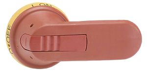 Poignée pistolet ABB pour OT315-400 rouge/jaune IP65 axe 95mm verrouillable