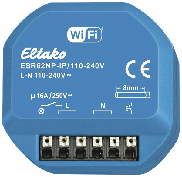 Actionneur de commutation RF INC Eltako ESR62NP-IP/110-240V