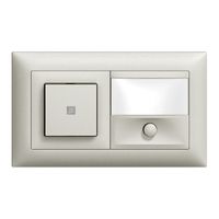 UP-Kombination I-I AR+Sonnerie EDIZIOdue hellgrau