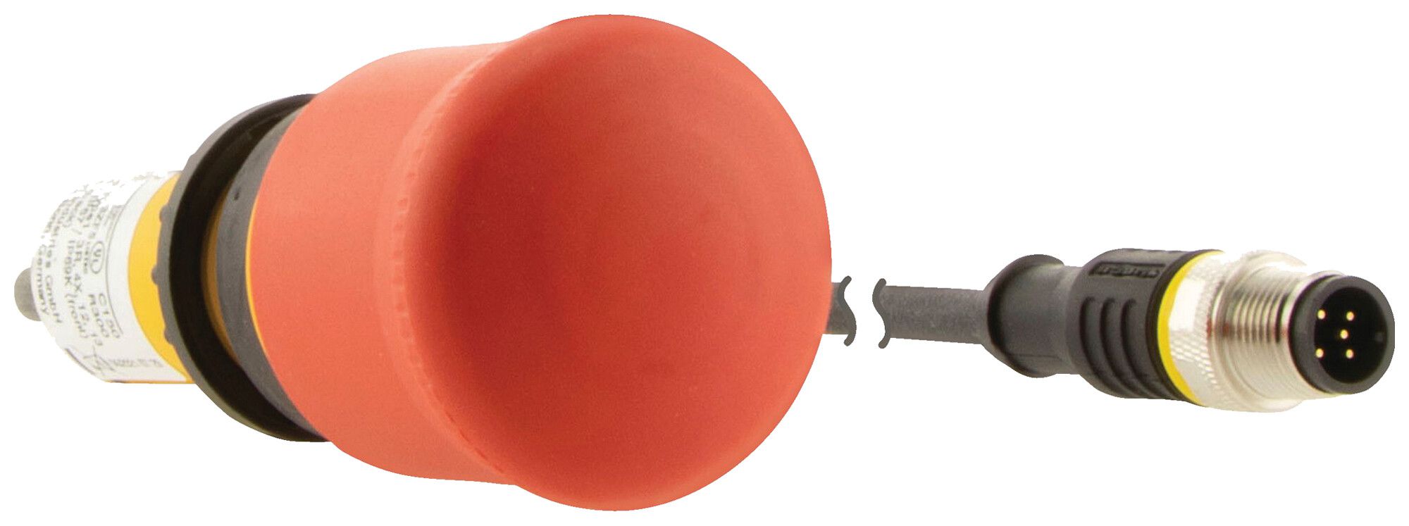 Interrupteur arrêt d'urgence AP Eaton C22-PV-K02-P10 déblo.à tirette 2NC Ø22.5mm