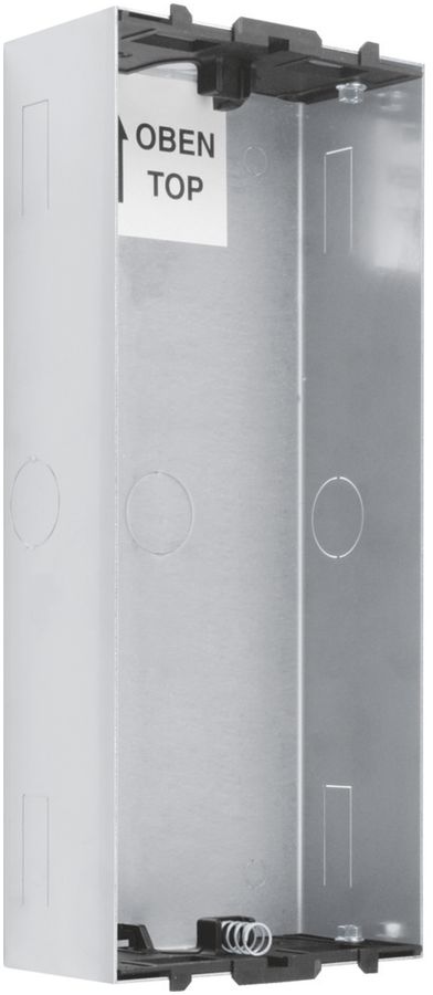 Boîtier ENC pour interphone Hager elcom.one 218×92×47mm acier fin