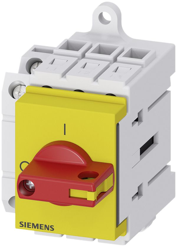 Interrupteur de charge Siemens SENTRON 3LD3 distributeur 63A 3L +1F/1O ro/jn