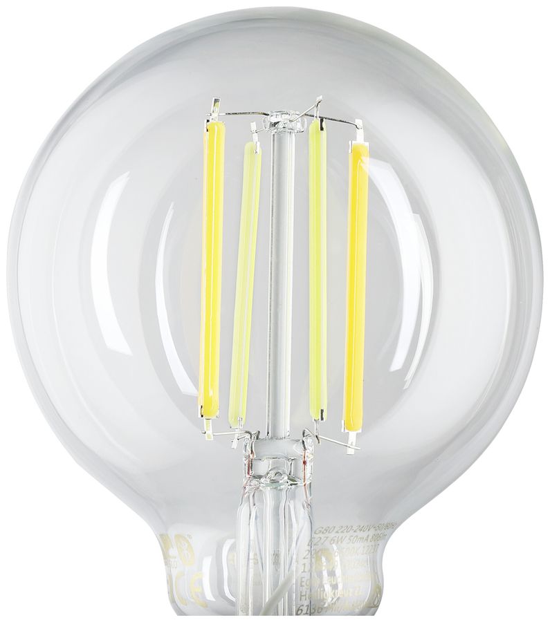 LED-Lampe Eglo CONNECT.Z E27 8W 2200…6500K G80 klar weiss Bt/BLE DIM Ø80mm