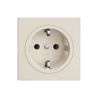 Presa SCHUKO EDIZIOdue F, 16A, 250VAC, L+N+PE crema