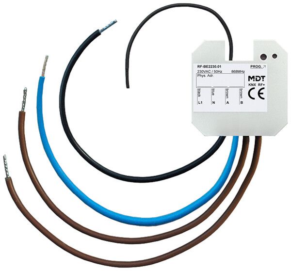 EB-Binäreingang KNX RF+ MDT RF-BE2230.01 2-Kan IN:230VAC