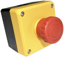 AP-Gehäuse IDEC FB1W-XW1E-BV402R-Y0 Schlagtaster Not-Aus 2×NC rot