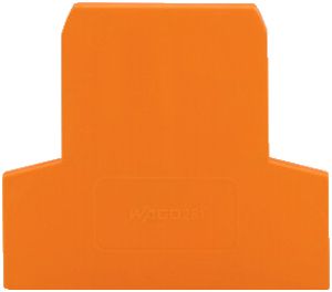 Plaque de fermeture WAGO 2.5mm² orange