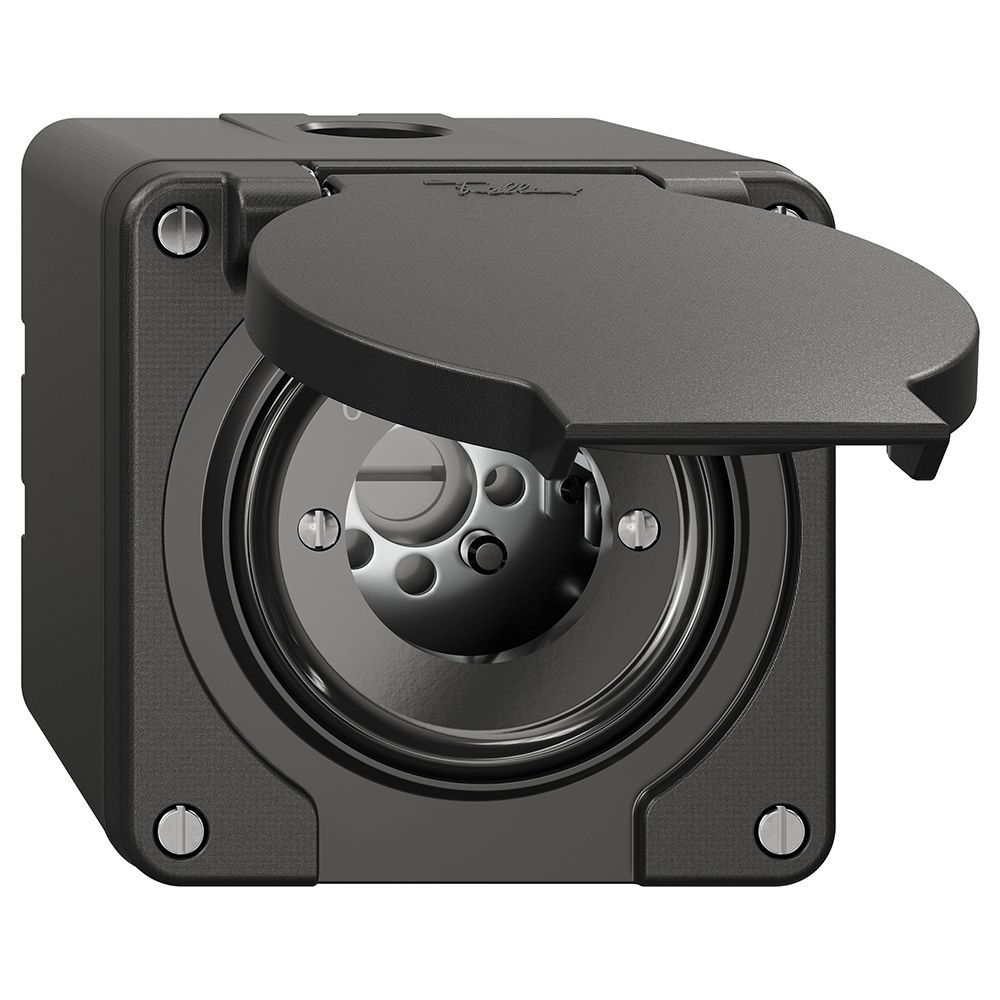 Contact pivotant NAP NEVO, sans cylindre, KS, 0<->1, noir