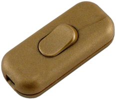 Zwischenschalter Elektrogros für Flachkabel, gold