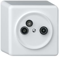 AP-Antennendose TV-R-Daten origin Durchgangsdose 11dB 5dB weiss