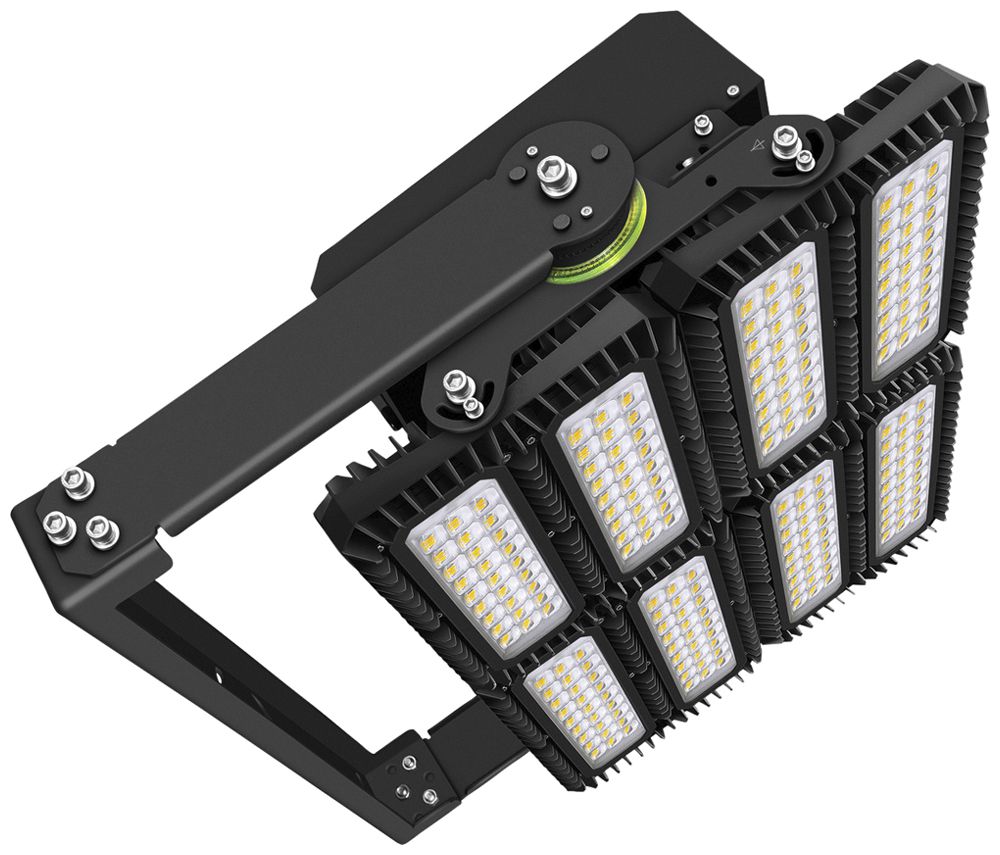 Proiettore LED AREA Expert M18 900W 122969lm 5700K IP66 VWB 685×240mm nero