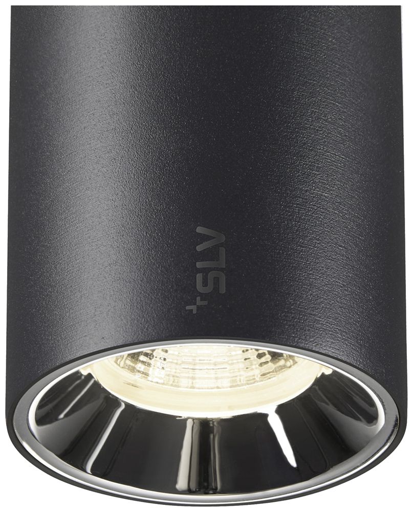 Spot LED SLV NUMINOS S 1×16W 1170lm 940 55° DALI 48V AD Ø60mm nero/argento