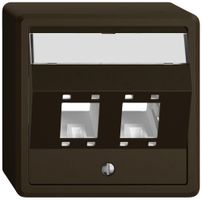 AP-Montageset EDIZIO.liv SNAPFIX® für freenet Kat.5e/6 Adapter 2× br