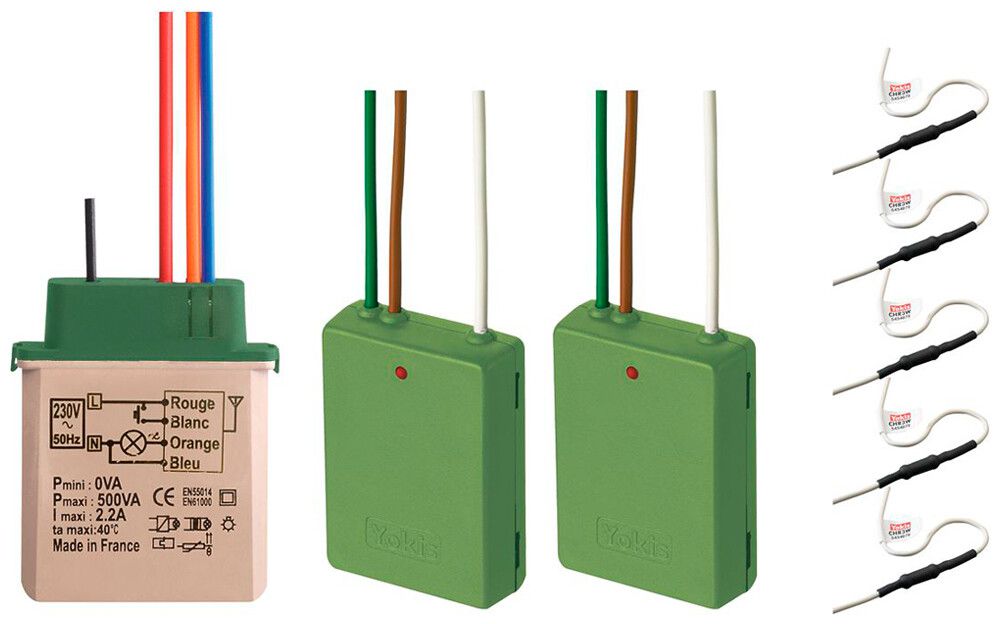 Kit inverseur actionneur variateur RF Yokis KITRADIOVARVVP