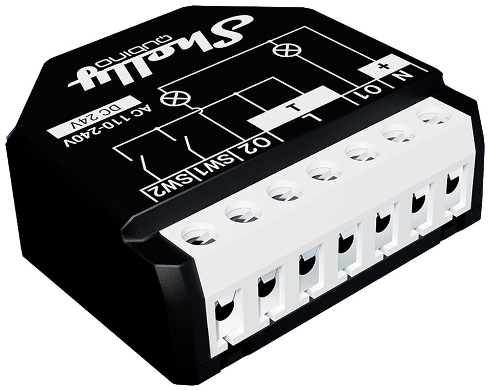 EB-RF-Schaltaktor Shelly Wave 2PM Z-Wave 2-Kan 110…240V