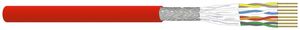 Datenkabel Dätwyler CU 7702 4P flex S/FTP, Kat.7 LSZH Dca 1000m rot