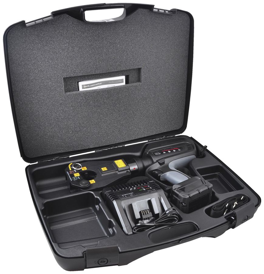 Attrezzo di serraggio elettroidraulico con accu Intercable APV60-FE2, 300mm²