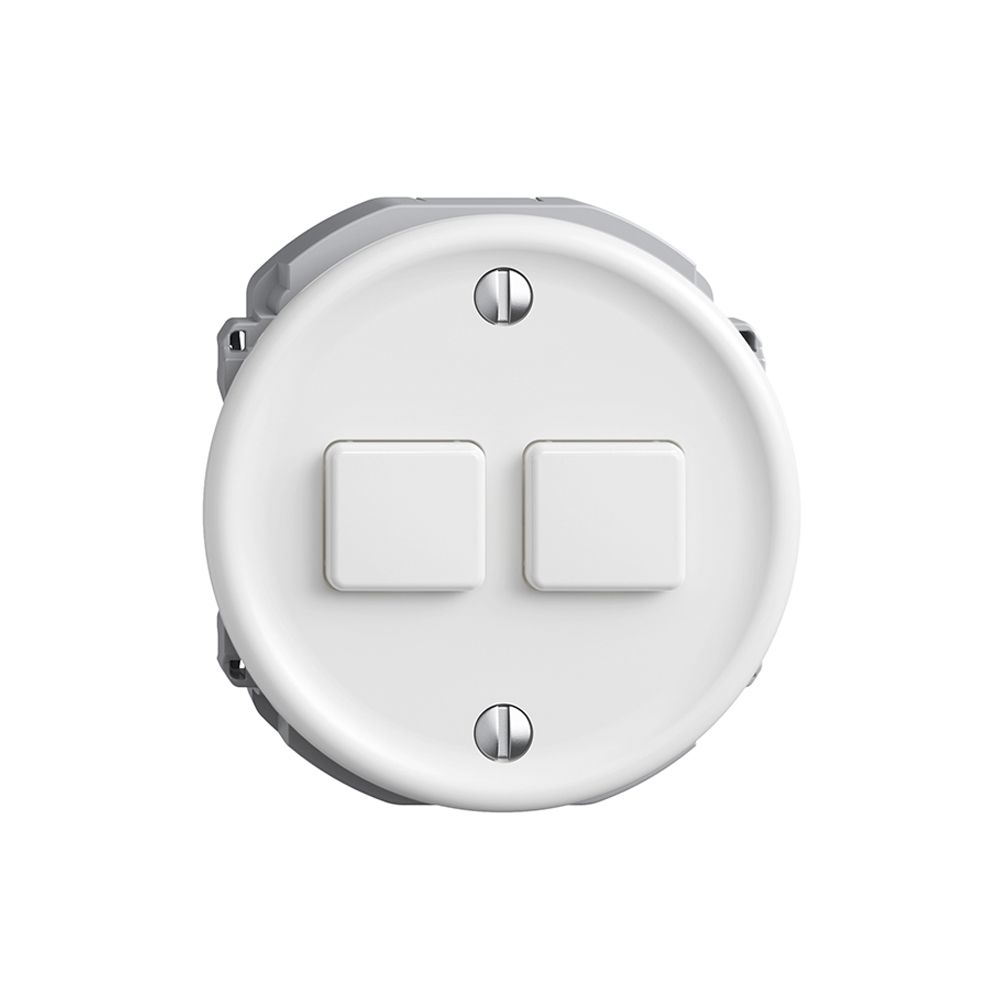 Bedienaufsatz zu Druckschalter 2K/2T Sdue Wiser weiss