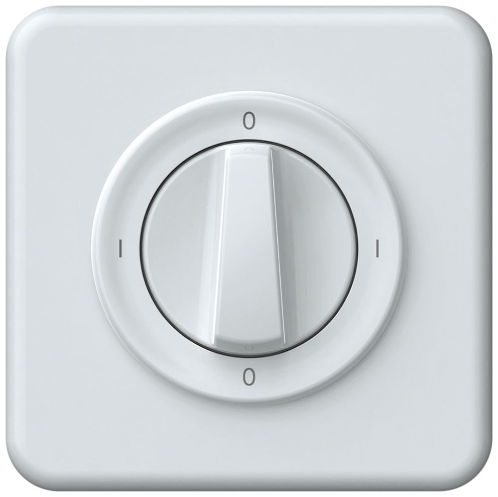 Interrupteur rotatif ENC origin interrupteur 0/1L 16A 250V 0-I-0-I 92×92mm blanc