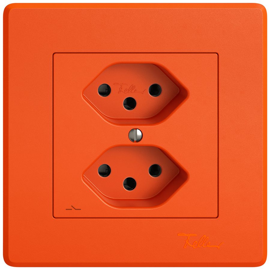 UP-Steckdose EDIZIO.liv SNAPFIX® 2×T13 1×S or