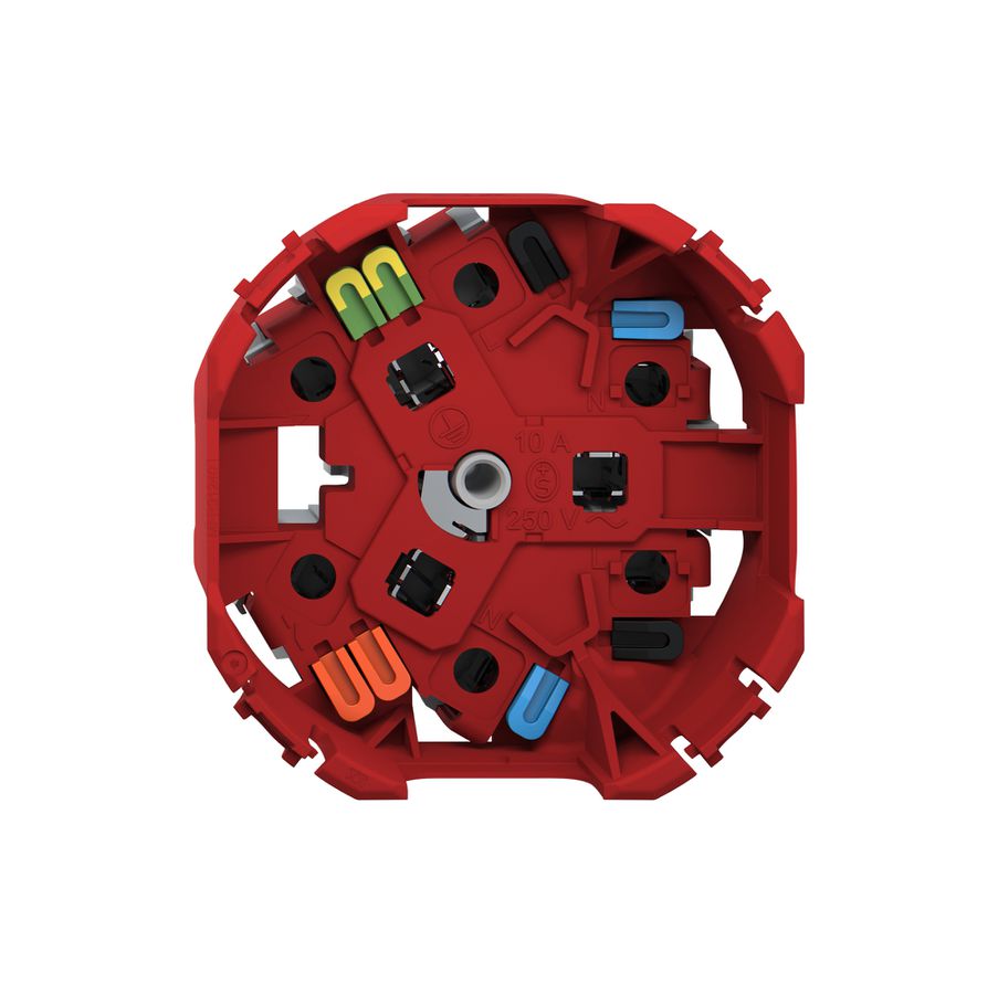 Steckdose Feller SNAPFIX® 3×T13 1×S mit Shutter